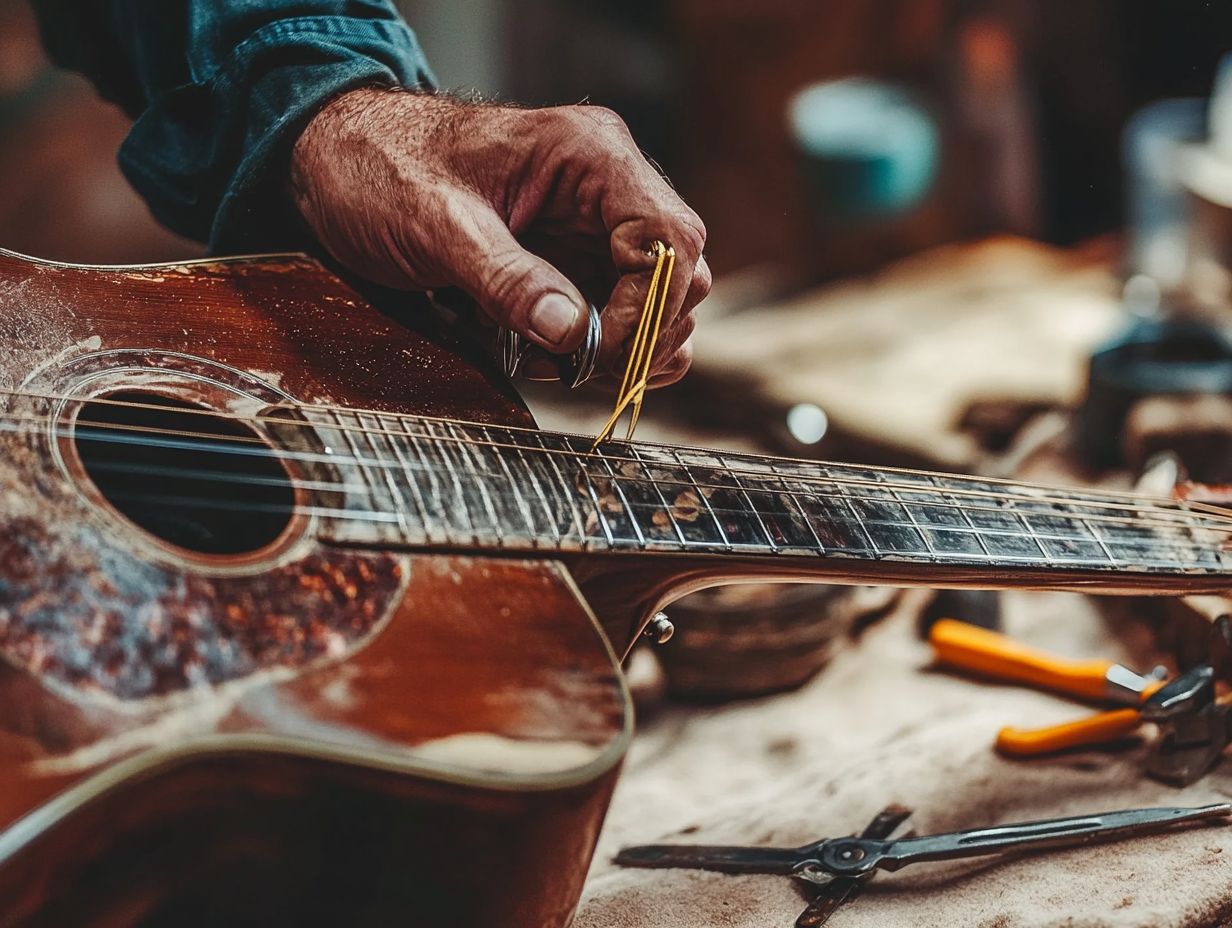 Changing Classical Guitar Strings Without Stress