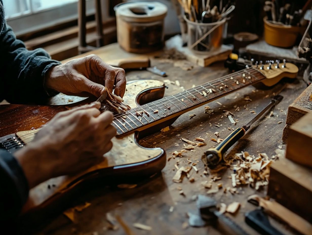 Installing the New Frets